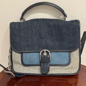 Michael Kors Used Denim Blue Purse